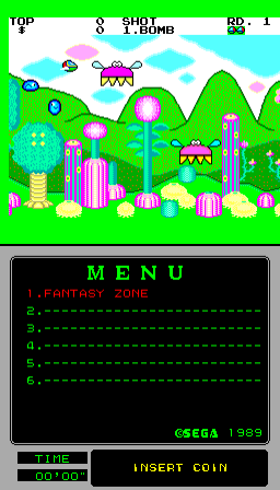 Fantasy Zone (Mega-Tech, SMS based) Screenshot 1